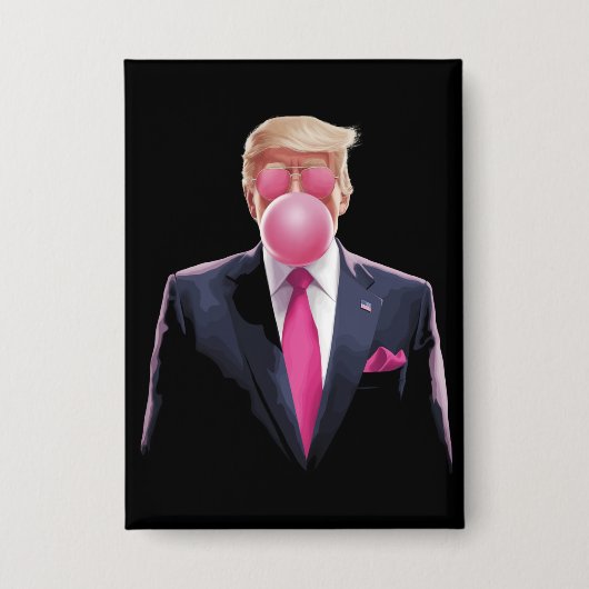 Badge Bubbalgum Trump (Recto)