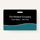 Badge Budget minimal moderne Insignes de nom du personne (Devant)