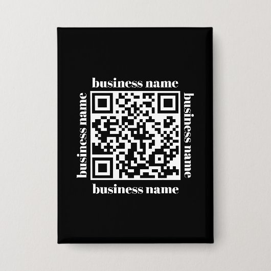 Badge budget minimalist QR Code Business Keychain (Recto)