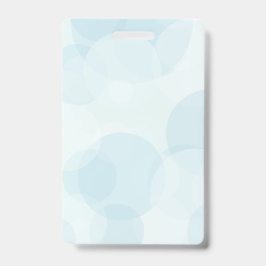 Badge Bulles Bleues (Avant)