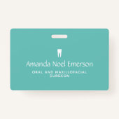 Badge Bureau dentaire (Dos)