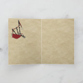 Badge Burnett & Carte personnalisée Tartan (Intérieur)