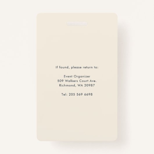 Badge Business Logo and QR Code Event Attendee Custom ID (Dos)