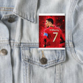 Badge button designed for CR7 fan. (Insitu)
