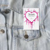Badge Button Pink Heart (Insitu)