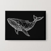 Badge Button White Whale Minimalist  (Recto)