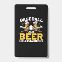Buveur de bière Baseball Humour de bière Anniversa
