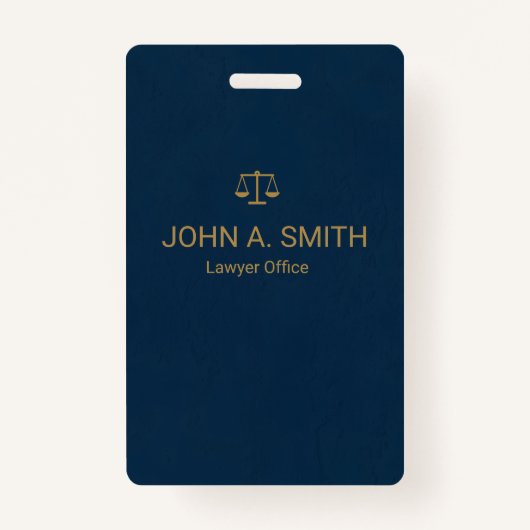 Badge Cabinet d'avocats personnalisé (Devant)