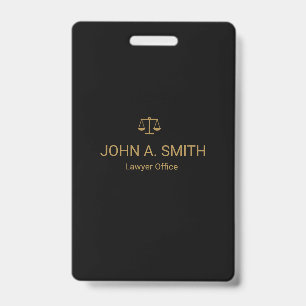 Badge Cabinet de droit sur mesure