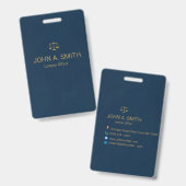 Badge Cabinet de droit sur mesure (Avant & arrière)