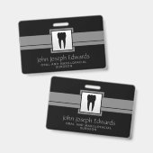 Badge Cabinet dentaire (Avant & arrière)