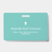 Badge Cabinet Dentaire (Arrière)