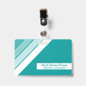 Badge Cabinet Dentaire Rétro (Avant avec clip)