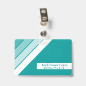 Badge Cabinet Dentaire Rétro (Arrière avec clip)