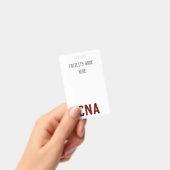 Badge Câble d'insignes CNA, personnalisable (À main)