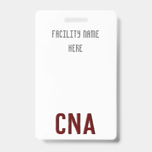 Badge Câble d'insignes CNA, personnalisable