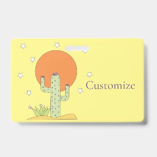 Badge Cactus du désert Sun Thunder_Cove