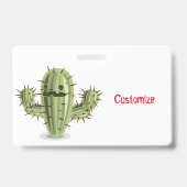 Badge Cactus Irate Hérissé Thunder_Cove (Arrière)