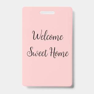 Badge Cadeau de bienvenue à la maison pour agent immobil