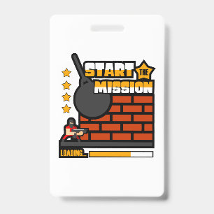 Badge Cadeau de joueur Commencer la mission