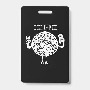 Badge cadeau de professeur de biologie élève de science