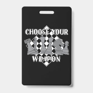 Badge Cadeau de stratégie de jeu de pièce d'échecs pour