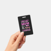 Badge Cadeau d'infirmière | Mère fière d'une infirmière (Manuel / portable)