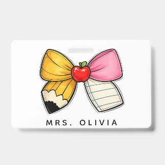 Badge Cadeau personnalisé pour enseignant | Enseignant p