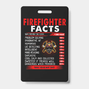Badge Cadeau pompier Infos sur les pompiers Cadeaux