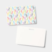 Badge Cadeau pour Enseignant | Enseigner Est La Seule Pr (Avant & arrière)