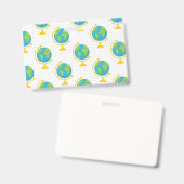 Badge Cadeau pour Enseignant | L'Art d'Enseigner (Avant & arrière)