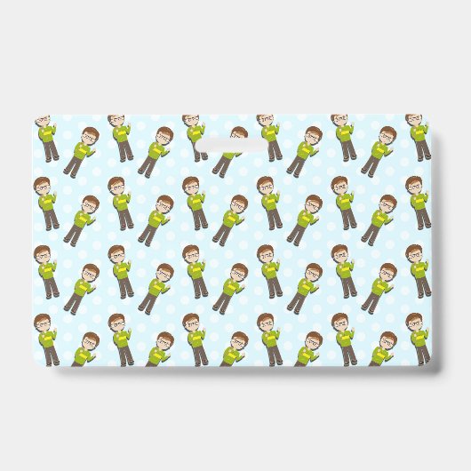 Badge Cadeau pour l'enseignant | Le bon enseignant expli (Avant)