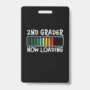 Badge Cadeaux 2e enseignant Chargement du 2e rang