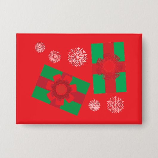 Badge Cadeaux de Noël (Recto)