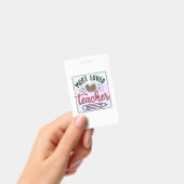 Badge Cadeaux Enseignant | Enseignants les plus aimés (Manuel / portable)