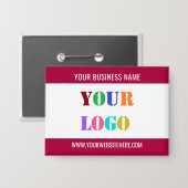 Badge Cadeaux promotionnels personnalisés de boutons pou (Recto/Verso)