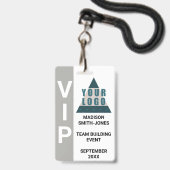 Badge Cadeaux VIP de renforcement d'équipe de photo de (Front with Lanyard)