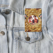 Badge Cadre de sculpture chinois Golden Faux (Insitu)