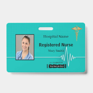 Badge Caducée Identification médicale à fréquence cardia