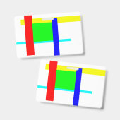Badge Câlin coloré (Avant & arrière)