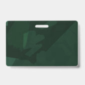 Badge Caméléon mignon vert (Arrière)