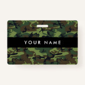 Badge Camouflage vert, Armée (Dos)