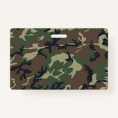 Badge Camouflage vert Brown (Dos)