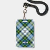 Badge Campbell Dress Tartan (Avant avec lanière)