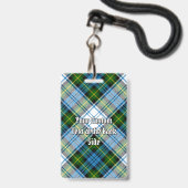 Badge Campbell Dress Tartan (Arrière avec lanière)