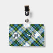 Badge Campbell Dress Tartan (Face avec clip)