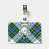 Badge Campbell Dress Tartan (Dos avec clip)
