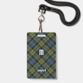 Badge Campbell Tartan (Avant avec lanière)
