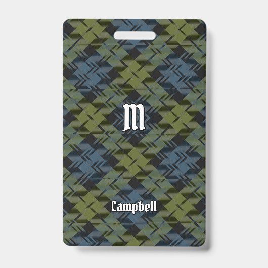 Badge Campbell Tartan (Avant)