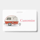 Badge Camper Teardrop Classic Retro Thunder_Cove (Arrière)
